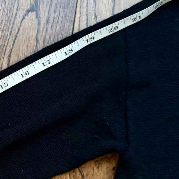 Halogen Women's Black Cold Shoulder Rhinestone Viscose Cashmere Blend Sweater M - Picture 12 of 13